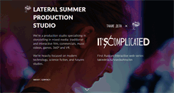 Desktop Screenshot of lateralsummer.com